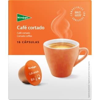 Café cortado estuche 16 cápsulas compatibles con máquinas Dolce Gusto -