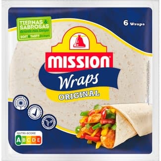 Wraps original 6 unidades envase 370 g -