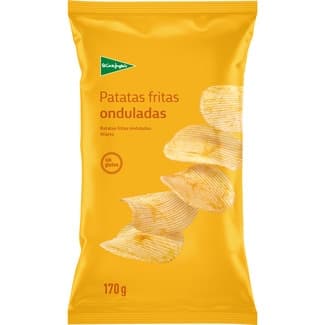 Patatas fritas onduladas sin gluten bolsa 170 g -
