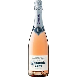 Zero vino rosado espumoso sin alcohol botella 75 cl -