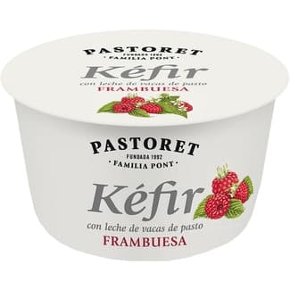 Kéfir de frambuesa con leche de vacas de pasto sin gluten envase 170 g -