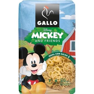 Pasta Mickey and friends Disney ideal con salsa bolsa 300 g -