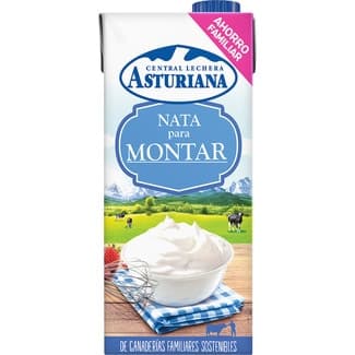 Nata líquida para montar 35,1% Materia Grasa brik 1 l -