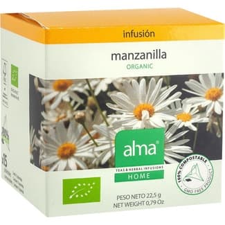 Infusión de manzanilla ecológica estuche 15 bolsitas biodegradables -