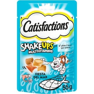 Shake Ups snacks para gatos rellenos Fiesta del Mar envase 55 g -