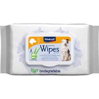 Wipes toallitas higiénicas para perros con Aloe Vera envase 40 unidades -