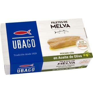 Filetes de melva en aceite de oliva lata 85 g neto escurrido -
