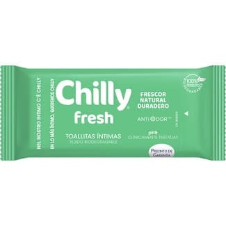 Fresh toallitas higiene íntima fórmula Anti-Odor pH 5 paquete 12 unidades -