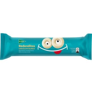 Redonditos roscos de galleta con chocolate blanco paquete 128 g -