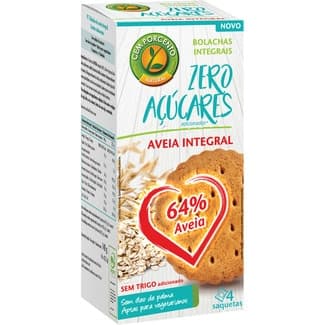 Galletas de avena integral zero azúcares añadidos envase 140 g en 4 bolsitas individuales -