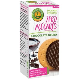 Galletas integrales con chocolate negro zero azúcares añadidos envase 130 g -