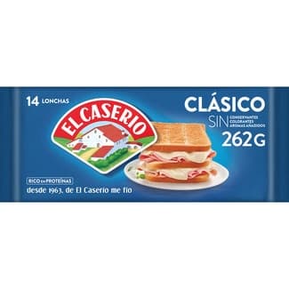 Queso fundido clásico en lonchas 14 unidades envase 262 g -