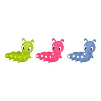 Juguete de látex para perros Oruga 15 cm modelos surtidos 1 unidad -