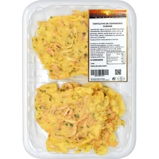 Tortillitas de camarones 6 unidades bandeja 200 g -