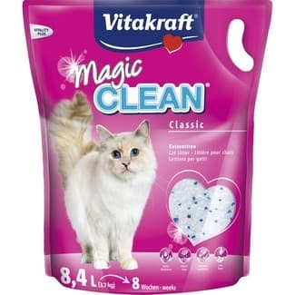 Magic Clean arena perlas de sílice para gatos bolsa 8,4 l -