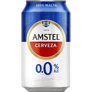 Cerveza rubia sin alcohol lata 33 cl -