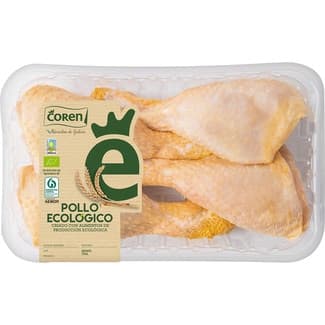 Jamoncitos de pollo ecológico 4 unidades peso aproximado bandeja 500 g -
