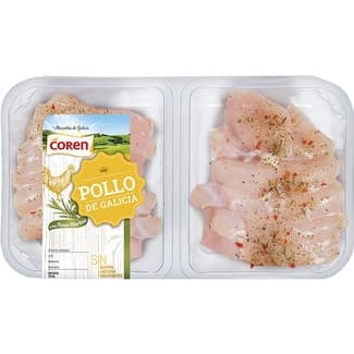 Supertiernos medallones de pechuga de pollo a las finas hierbas sin gluten y sin lactosa bandeja 450 g peso aproximado -