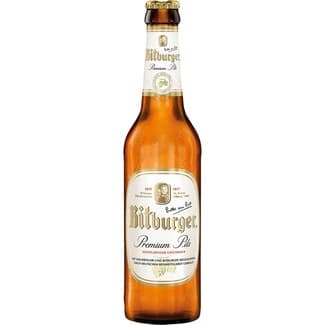 Cerveza rubia alemana tipo Pilsner botella 33 cl -