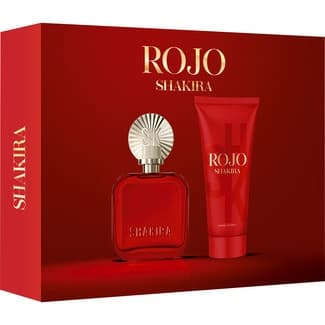 Rojo estuche con eau de toilette femenina natural spray 50 ml + loción corporal frasco 75 ml -