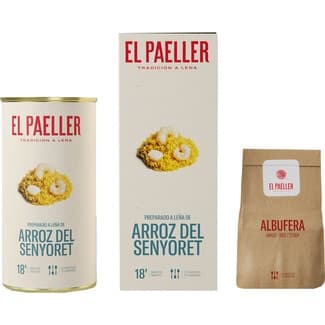 Paella a leña del senyoret para preparar bote 2,070 kg -