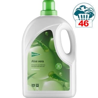 Detergente líquido con aloe vera 3 l botella 46 dosis -