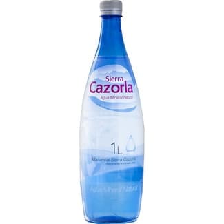 Agua mineral natural botella 1 l -