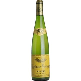 Vino blanco riesling reserva AOC Alsacia de Francia botella 75 cl -