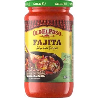 Salsa para cocinar fajitas original barbacoa suave frasco 395 g -