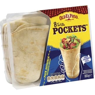 Tortilla pocket 8 unidades caja 223 g -