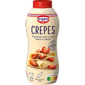 Preparado para crepes dulce o salado rellenar con leche y agitar estuche 175 g -
