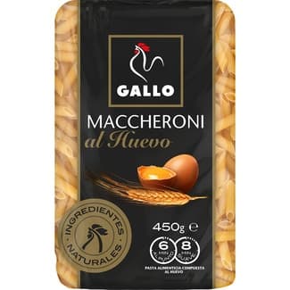 Maccheroni al huevo paquete 450 g -