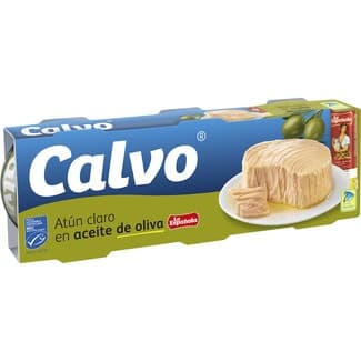 Atún claro en aceite de oliva La Española pack 3 latas 73 g neto escurrido -