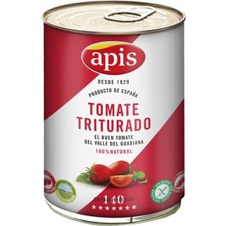 Tomate natural triturado sin gluten lata 800 g -