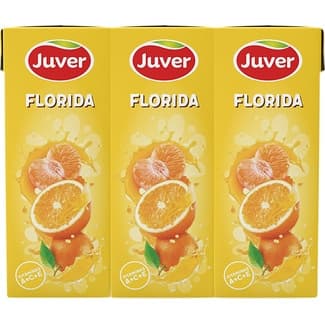 Bebida de zumo Florida de naranja y mandarina pack 3 briks 200 ml -