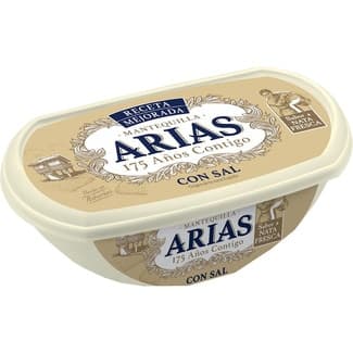 Mantequilla con sal sabor a nata fresca tarrina 235 g -