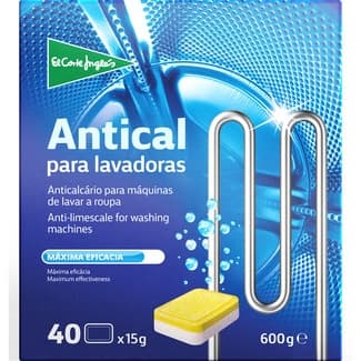 Antical para lavadora en pastillas caja 40 pastillas -