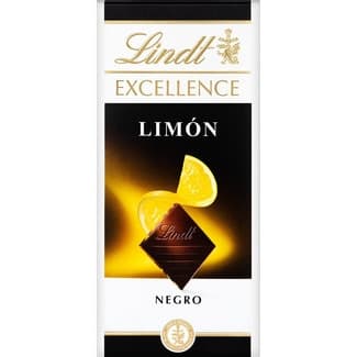 Chocolate negro suave con limón intenso tableta 100 g -