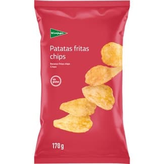 Patatas fritas lisas Sin Gluten bolsa 170 g -