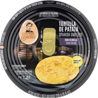 Tortilla de patata con cebolla lata 250 g -