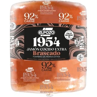 Edición 1954 jamón cocido extra braseado raza Duroc -