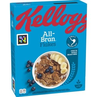 Flakes cereales de desayuno con fibra natural de trigo paquete 375 g -