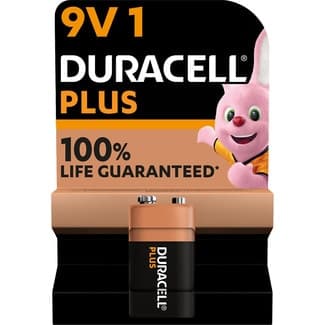 Plus pila 9V 1 alcalina, pila 6LR61 MN1604 blister 1 unidad -