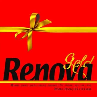 Gold servilletas roja 2 capas 39x39 cm paquete 40 unidades -