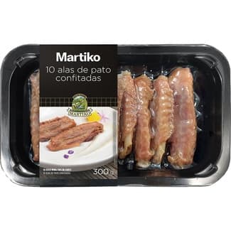 Confit de pato 10 alas sin gluten envase 300 g -