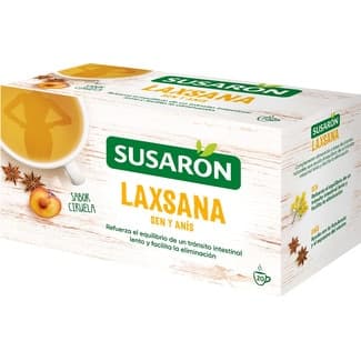 Laxana tisana con sen y anís facilita el tránsito intestinal sabor ciruela estuche 20 bolsitas -