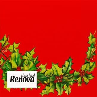 Black Label servilletas decorado navidad acebo 3 capas 33x33 cm paquete 20 unidades -