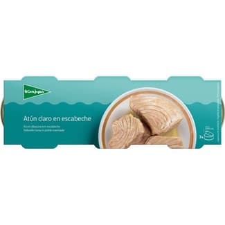 Atún claro en escabeche pack 3 lata 60 g neto escurrido -