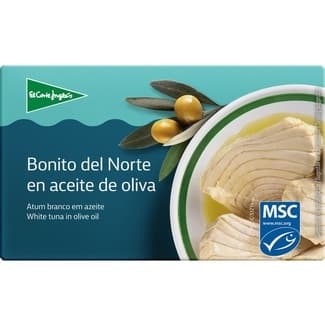 Bonito del norte en aceite de oliva lata 73 g neto escurrido -