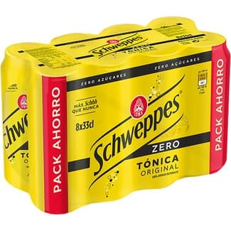 Tónica original 100% aromas naturales pack 8 latas 33 cl -